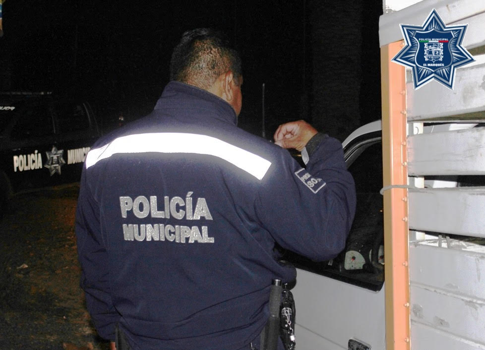 Implementa la Policía Municipal de El Marqués el Operativo “Alcoholímetro” en coordinación con Policía&nbsp;Estatal
