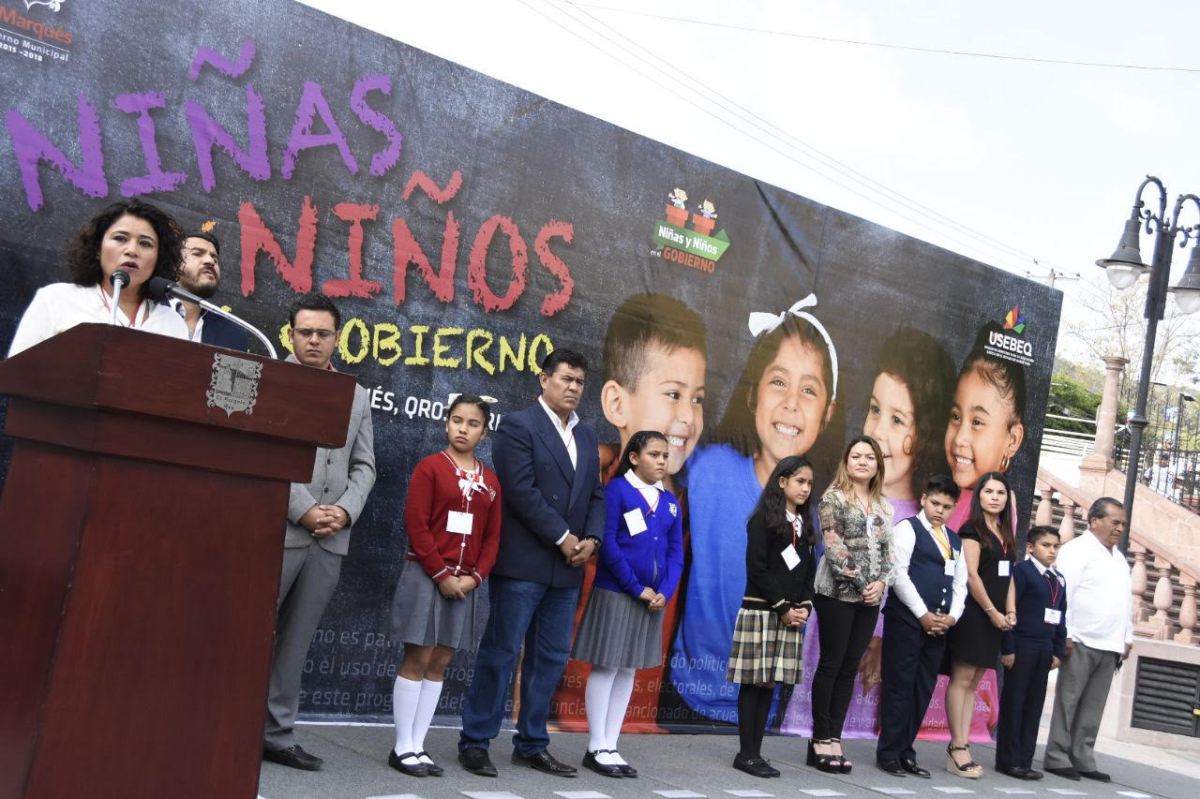 Celebra El Marqués a “Las Niñas y los Niños en el&nbsp;gobierno”